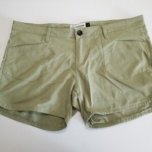 Flylow Shorts Womens 32 (Measures 36x4) Green 0073-1900 Outdoor Hiking